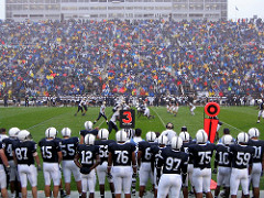 West Virginia blown out in bowl game/Penn State dismisses two players
