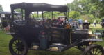 Model Ts Roll Into Saxonburg